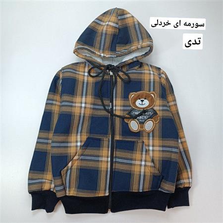 سویشرت چهارخونه تدی و آدیداس ۲