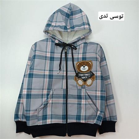 سویشرت چهارخونه تدی و آدیداس ۲