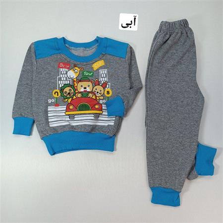بلوز شلوار پسرانه حیوانات ماشین سوار