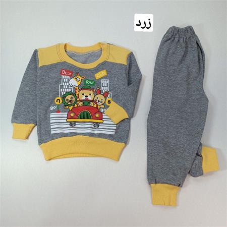 بلوز شلوار پسرانه حیوانات ماشین سوار