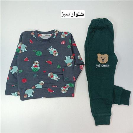 بلوز شلوار تدی و هندونه انار