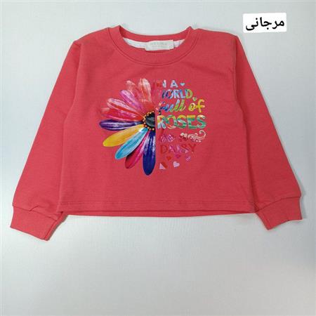 کراپ آستین بلند flower