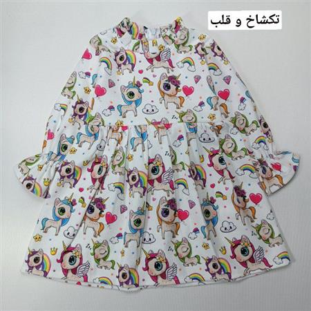 پیراهن مخمل کبریتی عروسکی