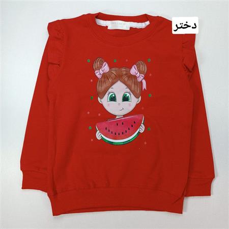 بلوز قرمز یلدایی دختر و خرگوش