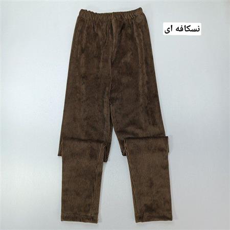 شلوار مخمل طرح کبریتی