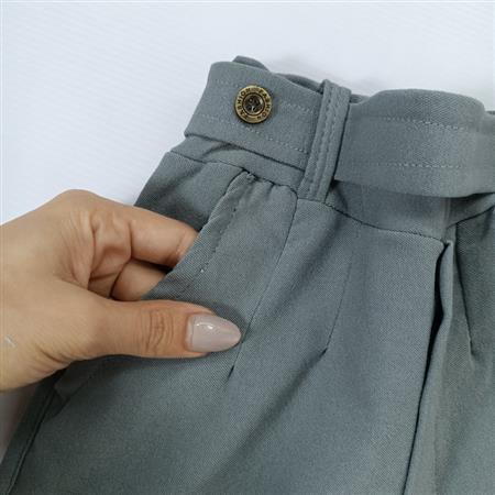 شلوار کتان دمپا پاکتی