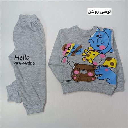 بلوز شلوار Hello animals