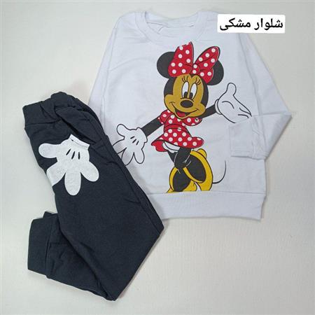 بلوز شلوار مینی موس پاشنه طلا