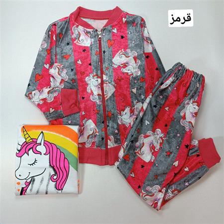 ست دخترانه مخمل ستاره