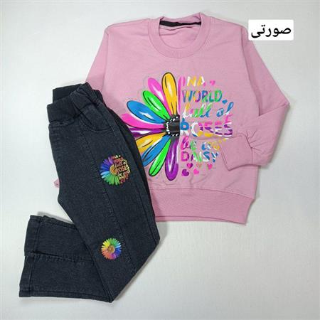 بلوز شلوار گلهای رنگی