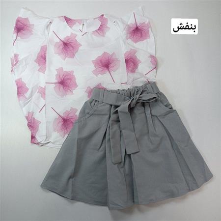 شومیز دامن گل رز ۲