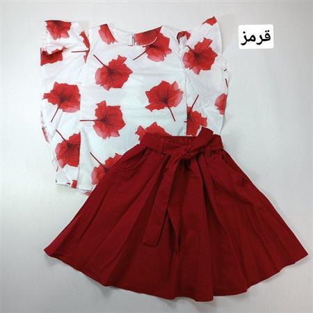 شومیز دامن گل رز ۲