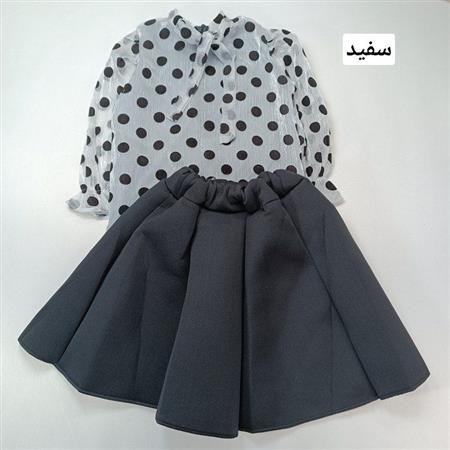 شومیز دامن یقه کرواتی