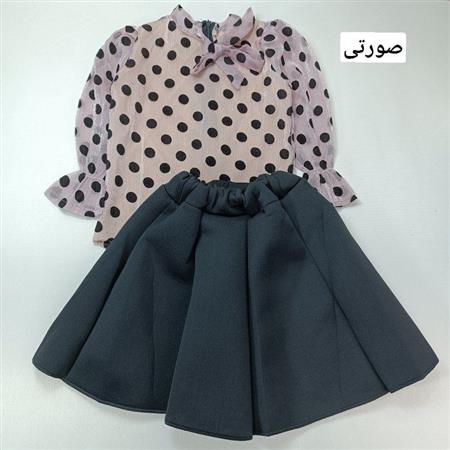 شومیز دامن یقه کرواتی