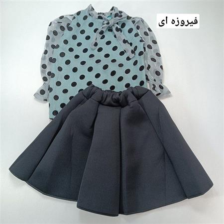 شومیز دامن یقه کرواتی