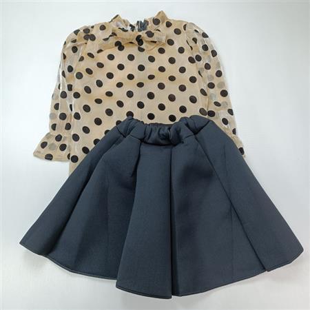 شومیز دامن یقه کرواتی