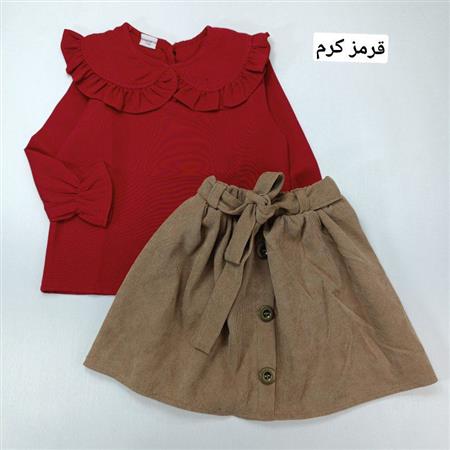 ست شومیز دامن پروانه