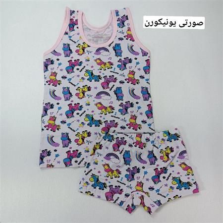 ست رکابی شورت دخترانه
