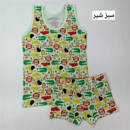 ست رکابی شورت پسرانه