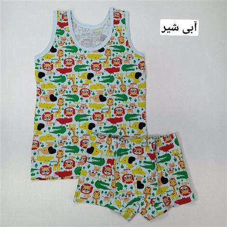 ست رکابی شورت پسرانه