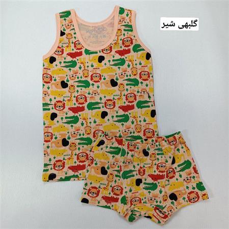 ست رکابی شورت پسرانه
