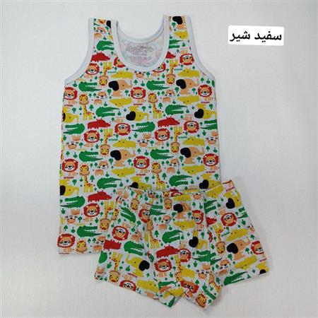 ست رکابی شورت پسرانه