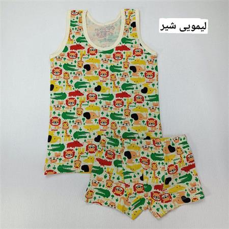 ست رکابی شورت پسرانه