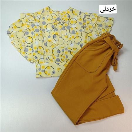شومیز شلوار حلقه