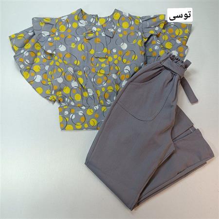 شومیز شلوار حلقه