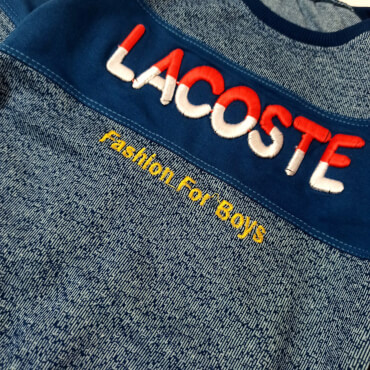 دوتیکه رنگی کیفیت عالی lacoste