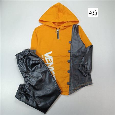 هودی شلوار ونس چرم