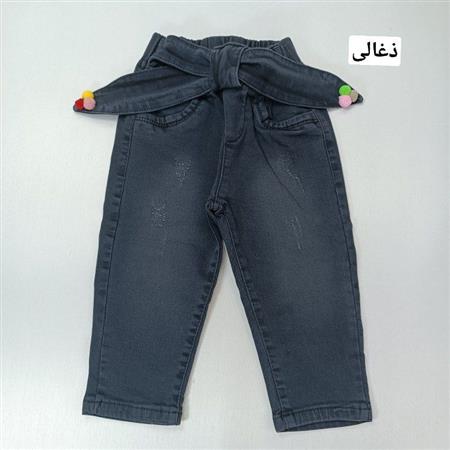 شلوار پاپیون پوم دار