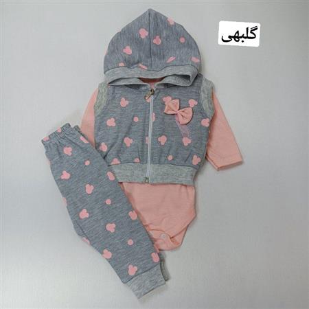 سه تیکه نوزادی مینی پاپیونی