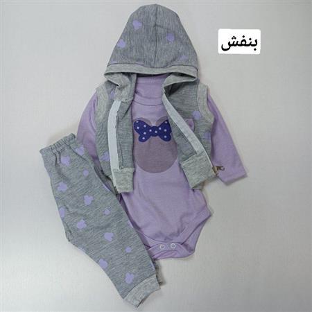 سه تیکه نوزادی مینی پاپیونی