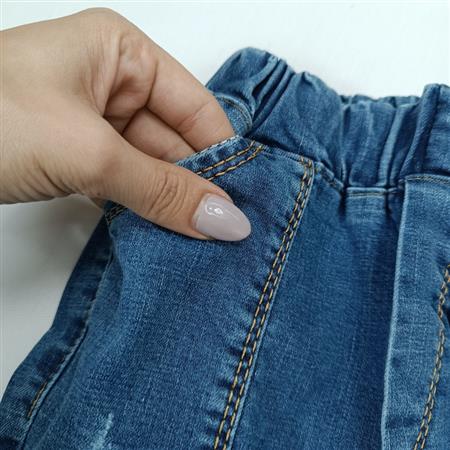 شلوار کمرکش چاک دار لی
