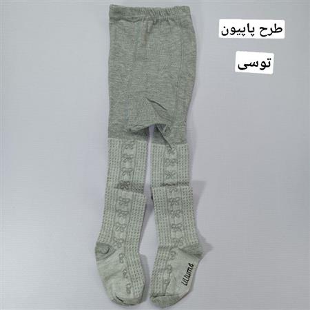 جوراب شلواری قلب و پاپیون