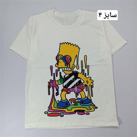 تیشرت سفید رندوم