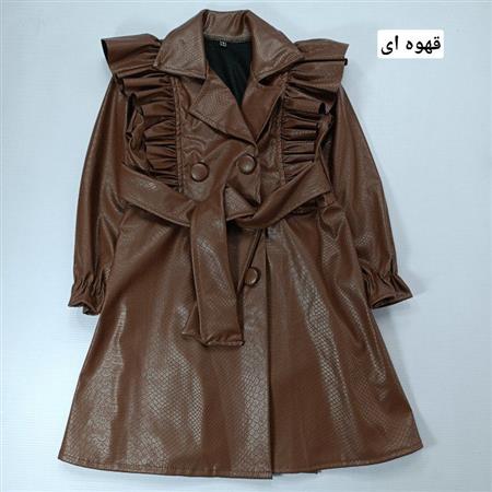 مانتو چرم پوست ماری