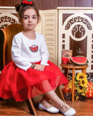 پیراهن خوشگل یلدایی کوچک