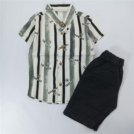 تیشرت شلوارک راه راه Channel