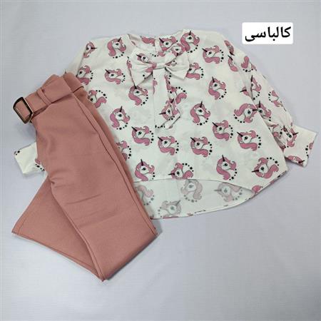 شومیز شلوار تکشاخ آستین کیمونو