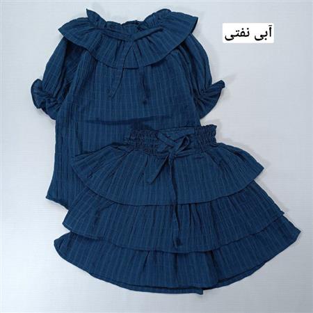شومیز دامن طبقه ای پریسا