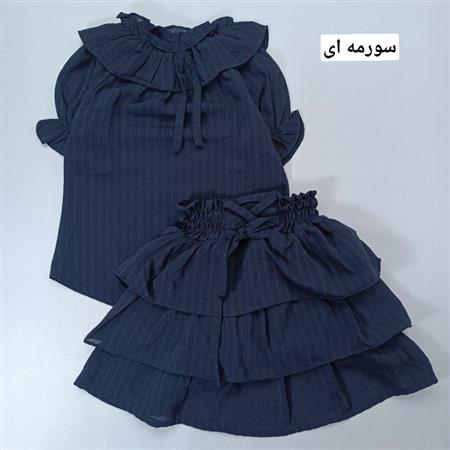 شومیز دامن طبقه ای پریسا