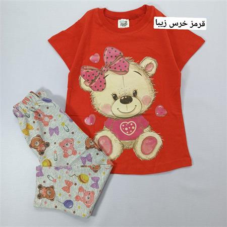 تیشرت شلوار دخترانه میکس