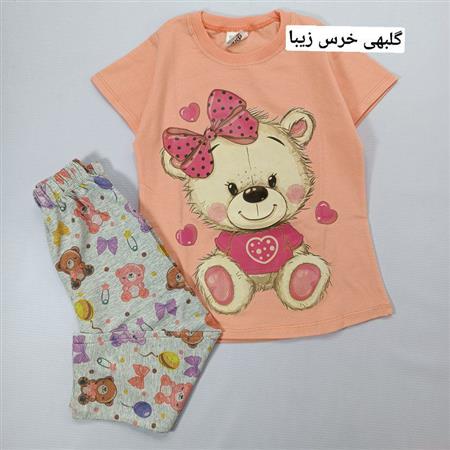 تیشرت شلوار دخترانه میکس