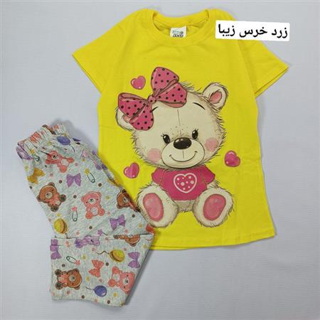 تیشرت شلوار دخترانه میکس