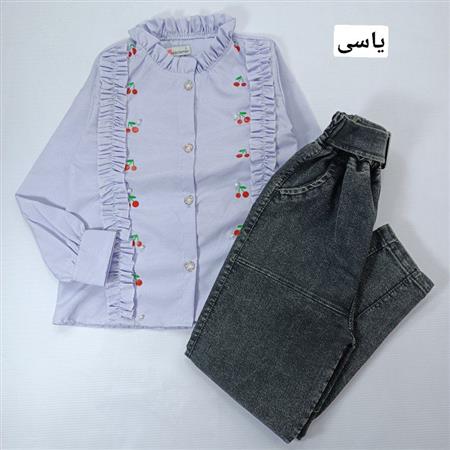 ست مجلسی چین دار آلبالو