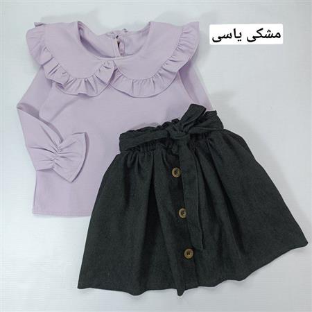 شومیز دامن ارغوان