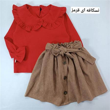 شومیز دامن ارغوان
