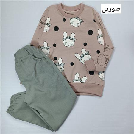 بلوز شلوار خرگوش لپ گلی